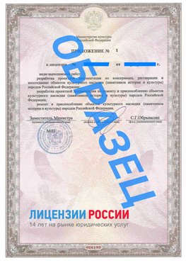 Образец лицензии на реставрацию 2 Зарайск Лицензия минкультуры на реставрацию	